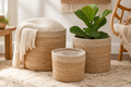 Jute Storage Basket — Set of 3